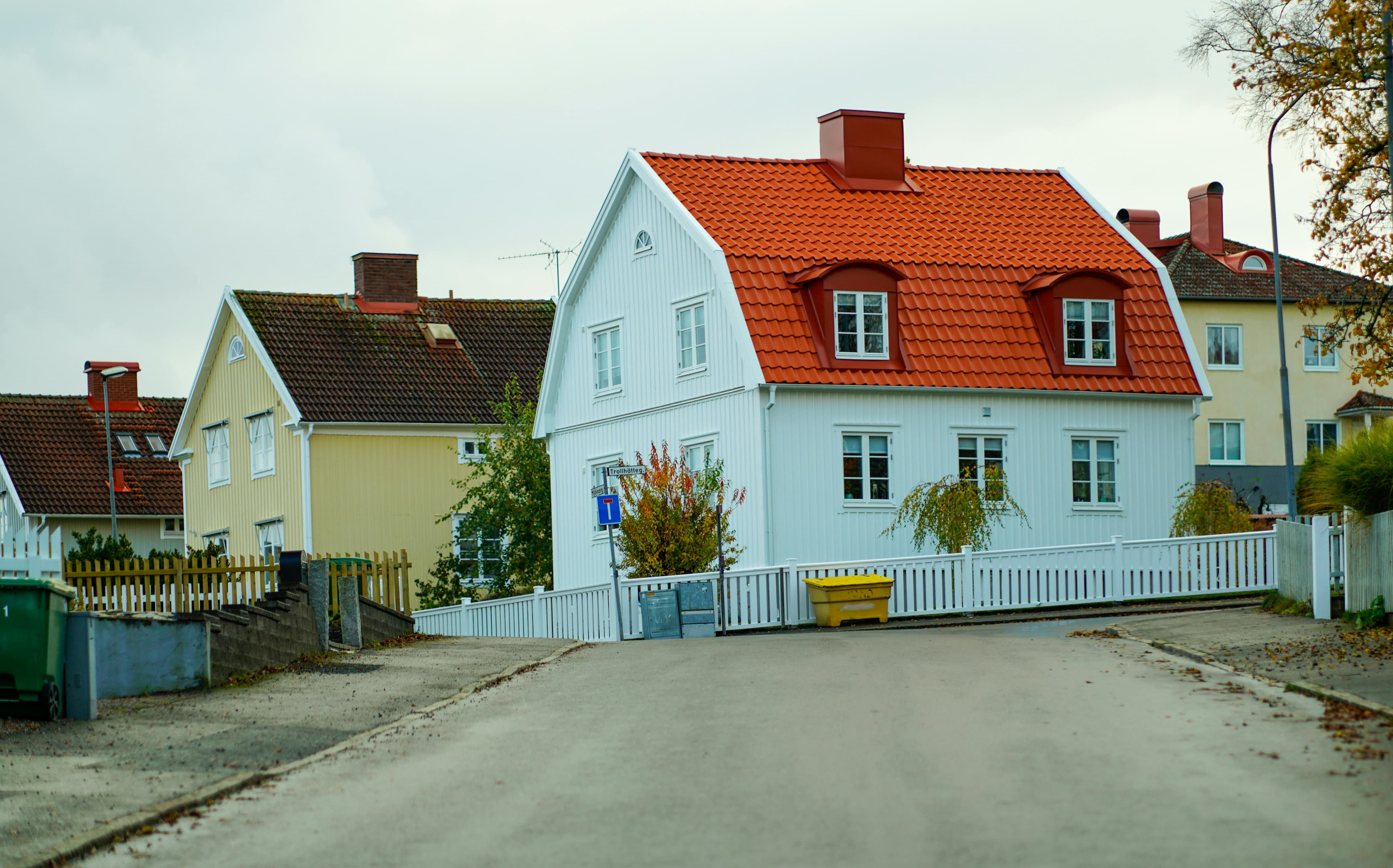 Bostadsområde där pendling och vardagsläge vägs in