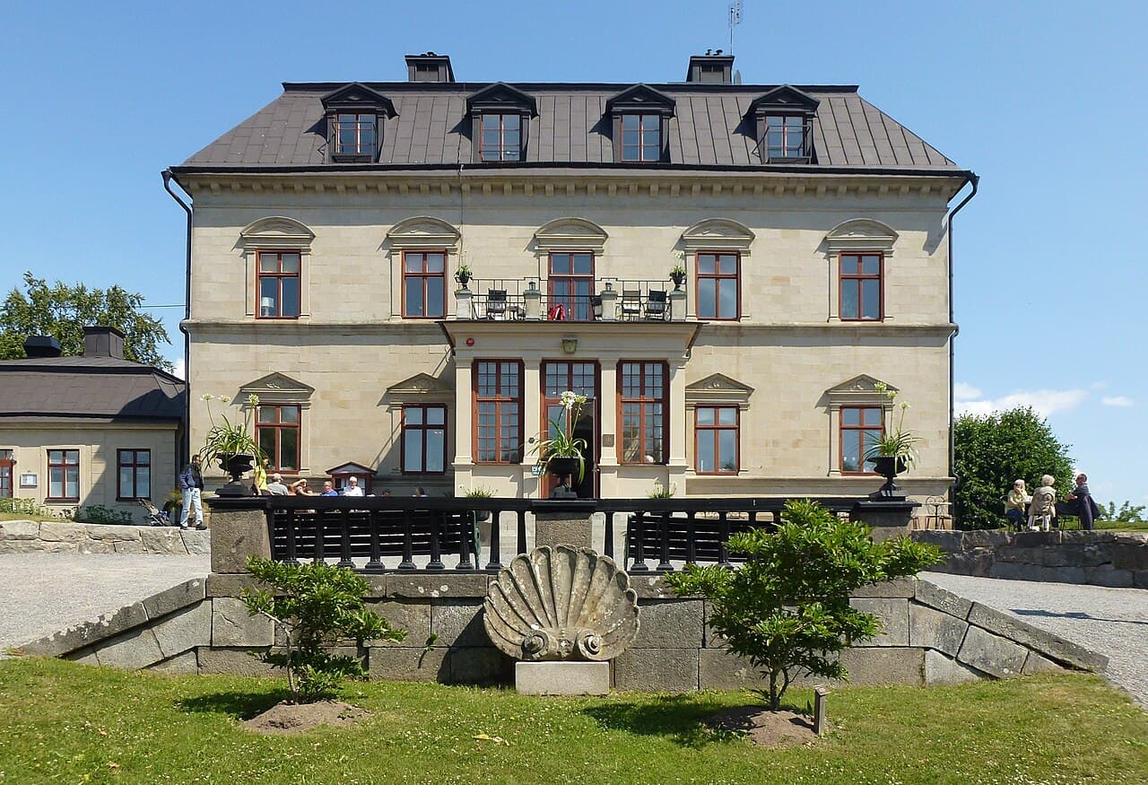 Görvälns slott sydvästra fasaden, Järfälla